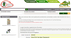 Desktop Screenshot of akkubatteriencenter.de